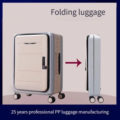 Foldable Space-Saving Travel Trolley - Wholesalus