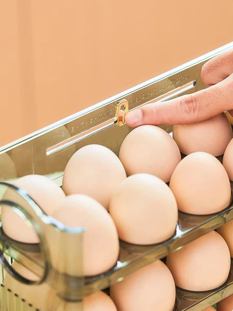 3-layer Flip Egg Storage Box - Wholesalus