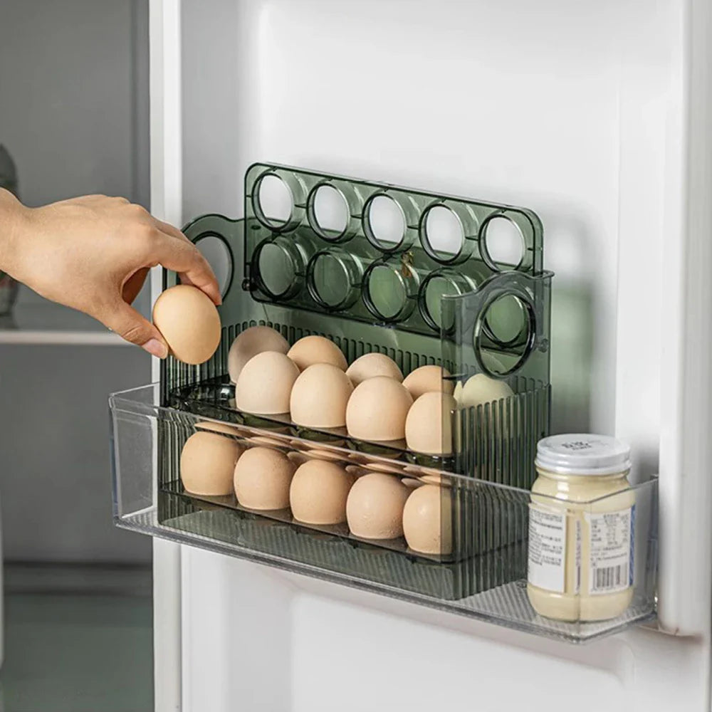 3-layer Flip Egg Storage Box - Wholesalus