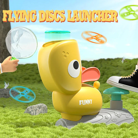 Flying Disc Launcher Toy - Wholesalus