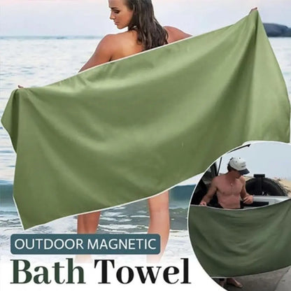 Multifunctional Magnetic Bath Towel - VIP SMART WHOLESALE