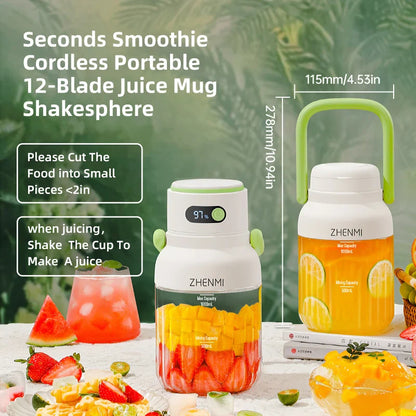 Rechargeable Portable Juicer - Wholesalus