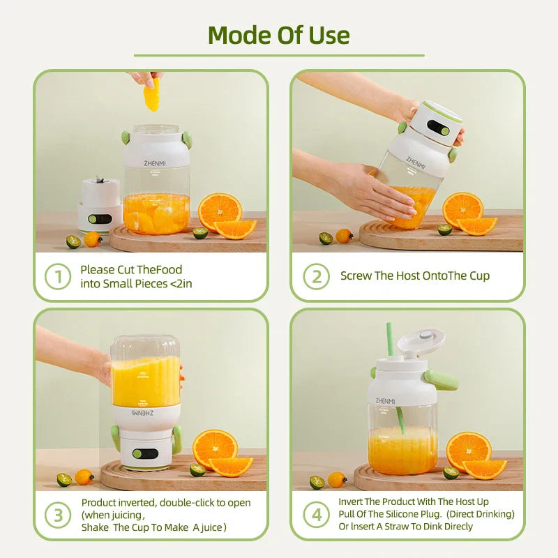 Rechargeable Portable Juicer - Wholesalus