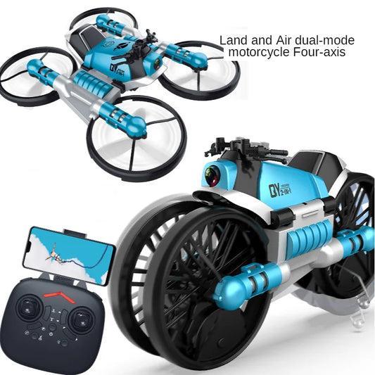 2 In 1 Foldable Motorcycle And Drone - Wholesalus