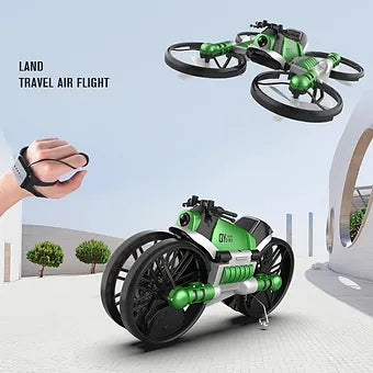2 In 1 Foldable Motorcycle And Drone - Wholesalus