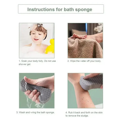 Exfoliating Bath Scrubbing Sponge - Wholesalus