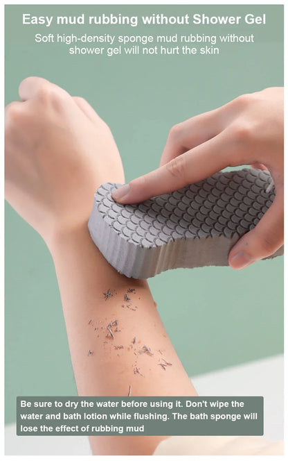 Exfoliating Bath Scrubbing Sponge - Wholesalus
