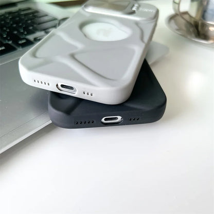 Magsafe Silicone Lens Flip IPhone Case - Wholesalus