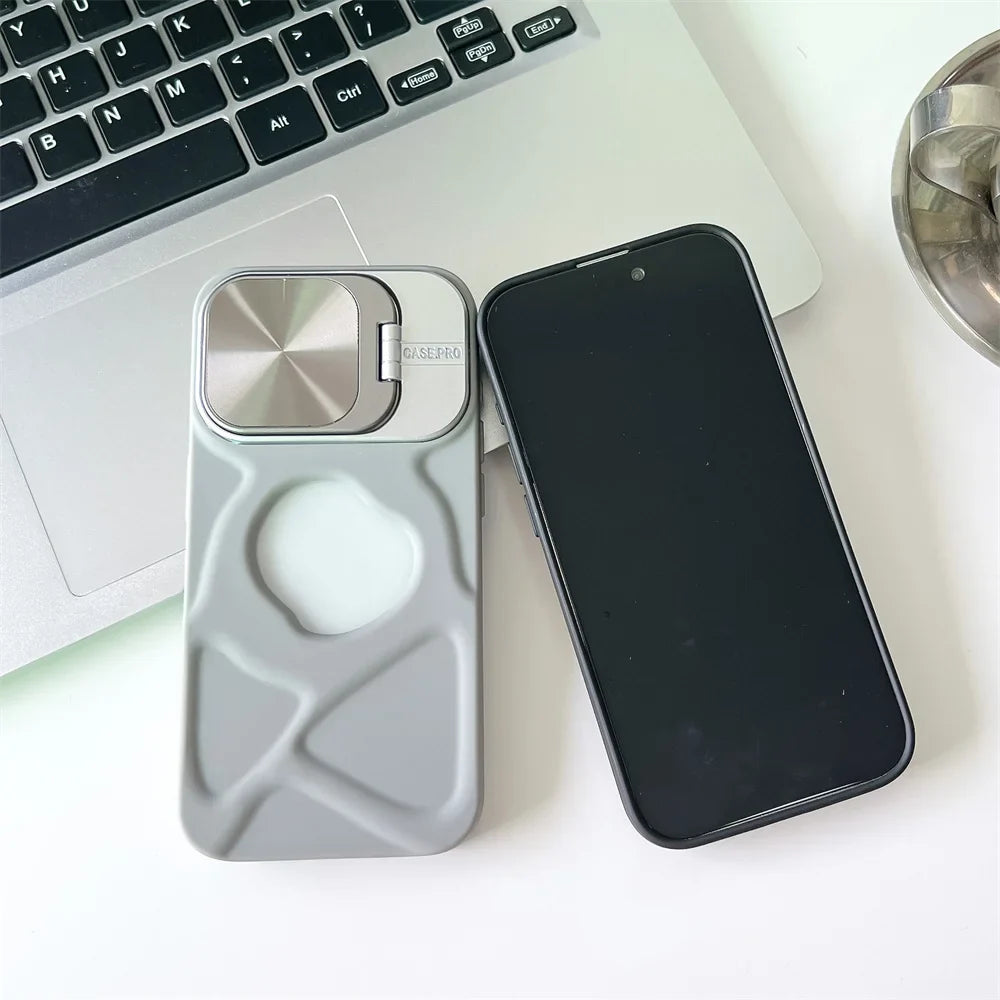 Magsafe Silicone Lens Flip IPhone Case - Wholesalus