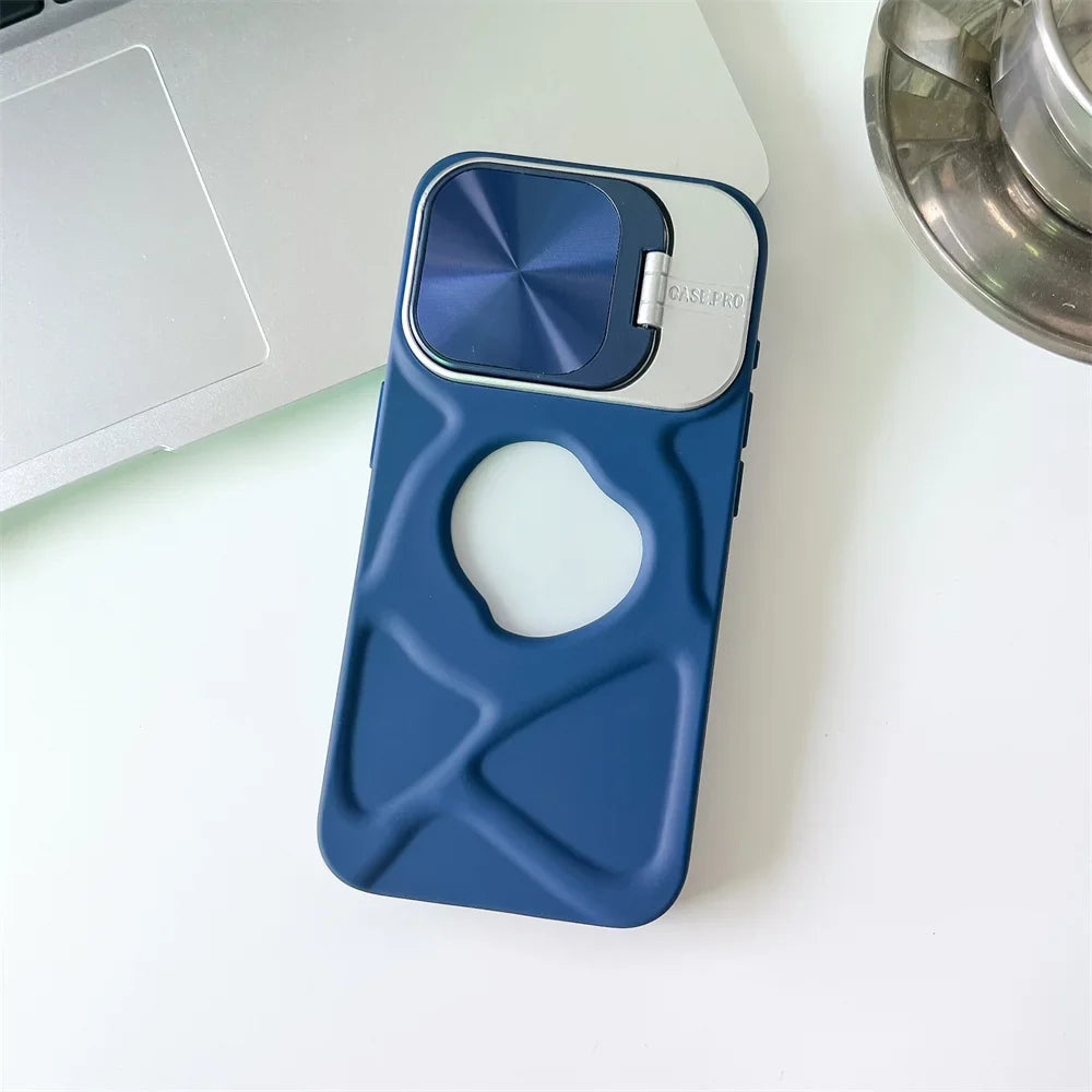 Magsafe Silicone Lens Flip IPhone Case - Wholesalus
