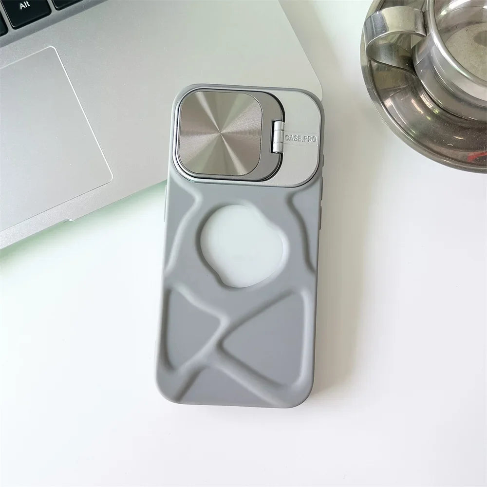 Magsafe Silicone Lens Flip IPhone Case - Wholesalus