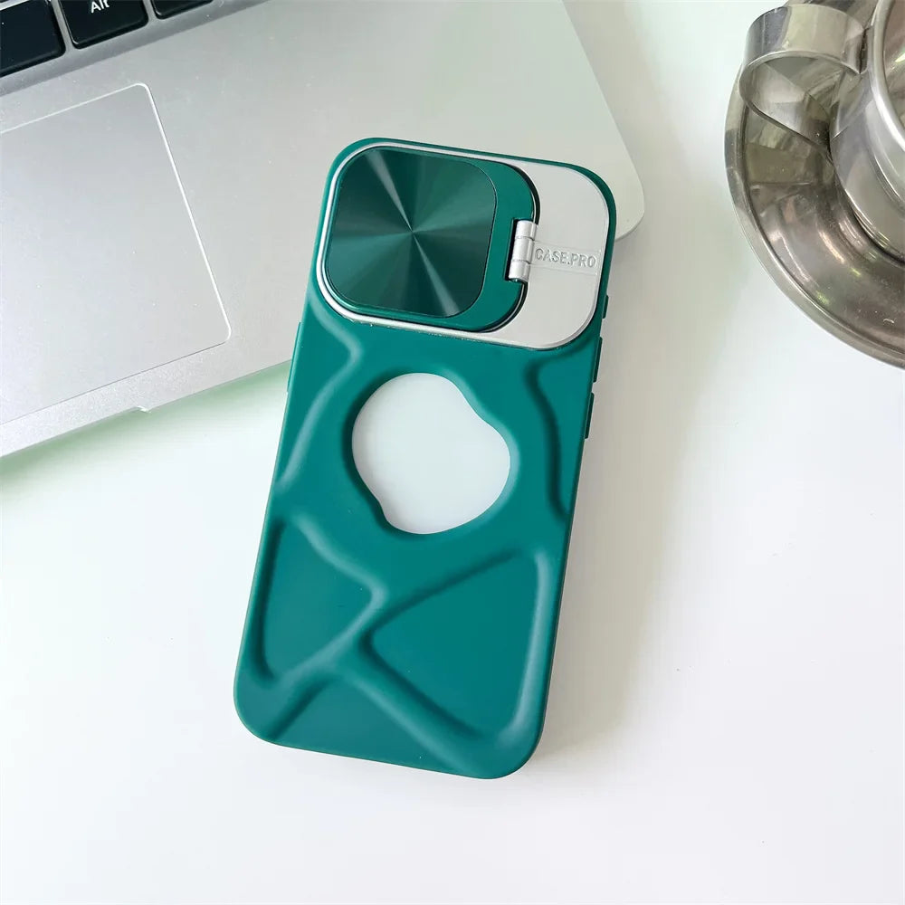 Magsafe Silicone Lens Flip IPhone Case - Wholesalus