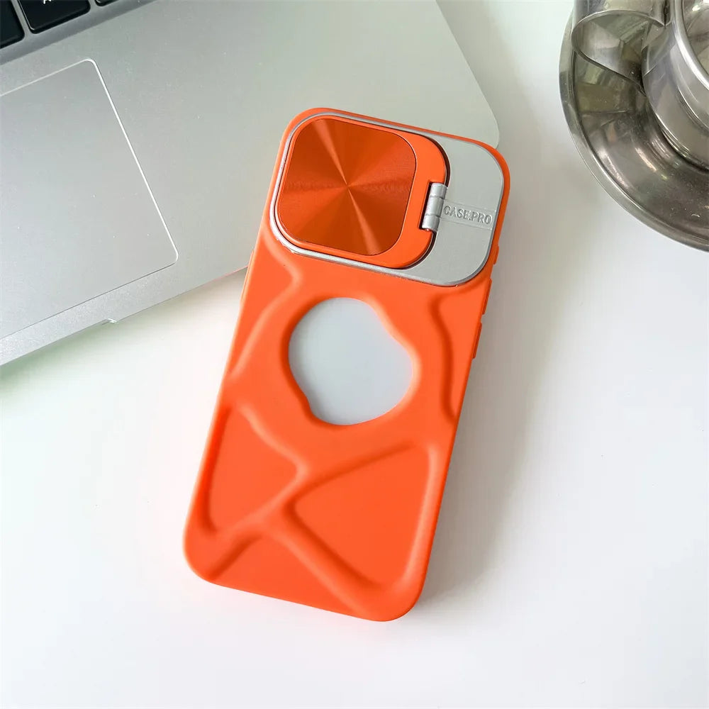 Magsafe Silicone Lens Flip IPhone Case - Wholesalus