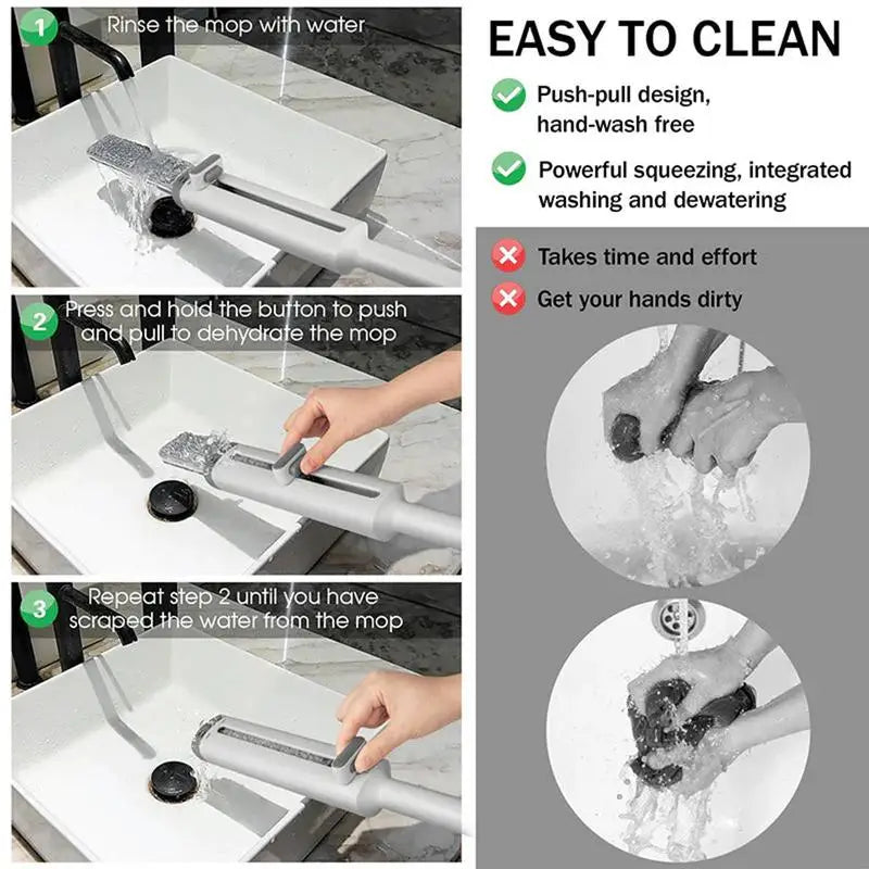 Portable Self Squeeze Small Mop - Wholesalus