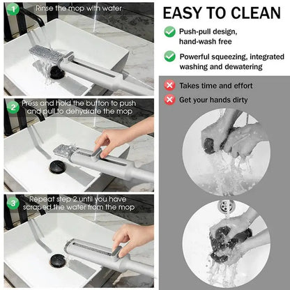 Portable Self Squeeze Small Mop - Wholesalus