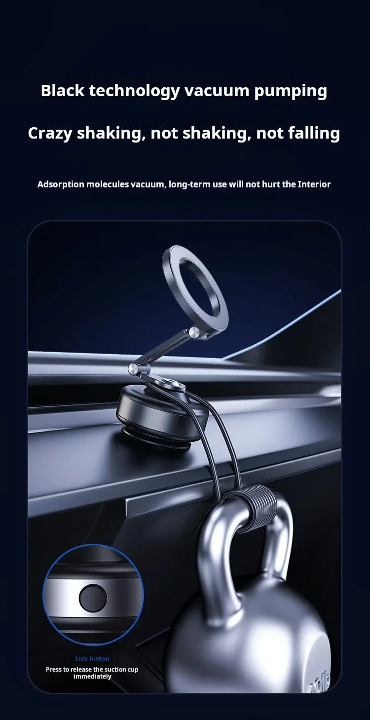 Magnetic Vacuum Adsorption Phone Holder - Wholesalus
