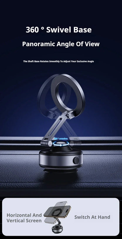 Magnetic Vacuum Adsorption Phone Holder - Wholesalus