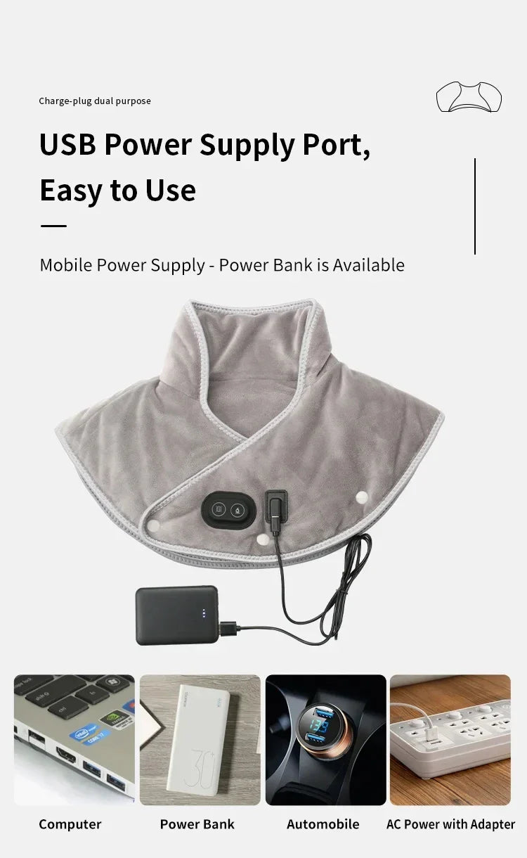 USB Thermal Cervical Massager Pad - Wholesalus