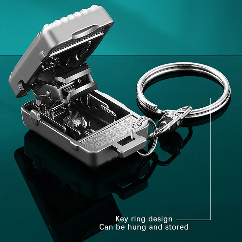 Mini Stainless Steel Nail Clipper Keychain - Wholesalus