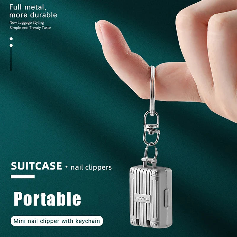 Mini Stainless Steel Nail Clipper Keychain - Wholesalus