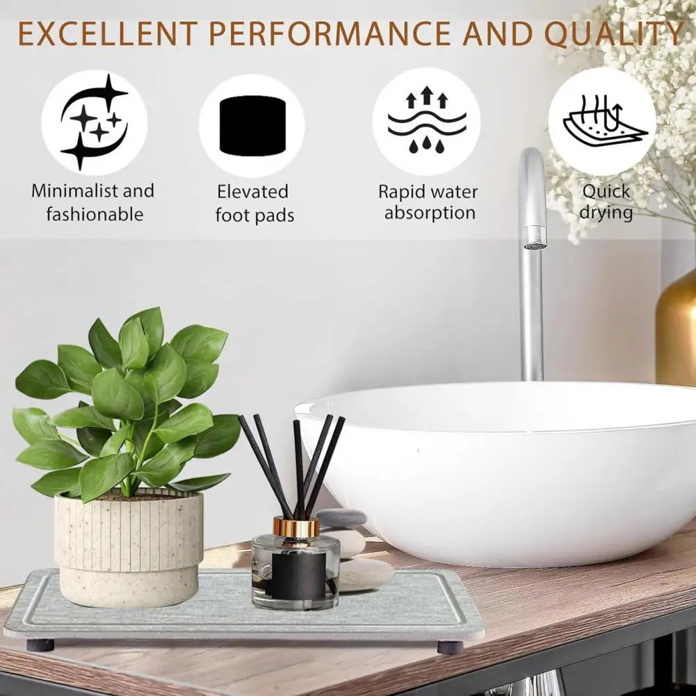 Quick Drying Diatomite Sink Coaster - Wholesalus