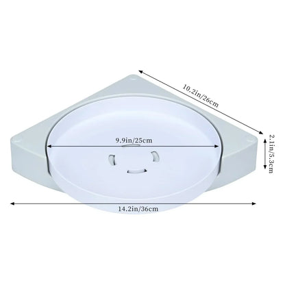 Rotating Corner Shelf - Wholesalus