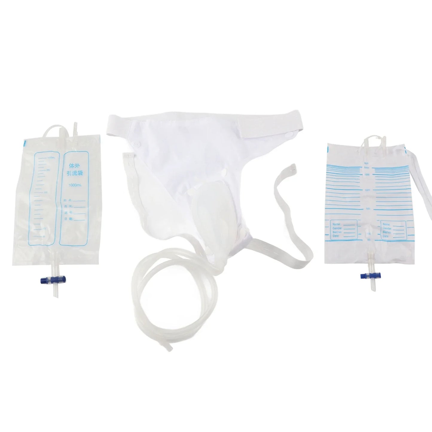 Silicone Adults Urine Collector with Catheter Bag - Wholesalus