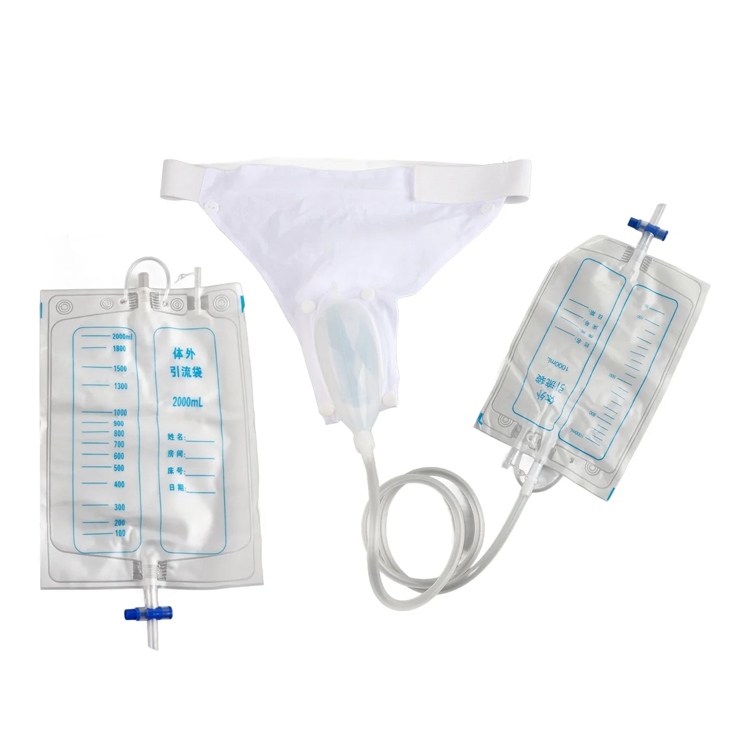 Silicone Adults Urine Collector with Catheter Bag - Wholesalus