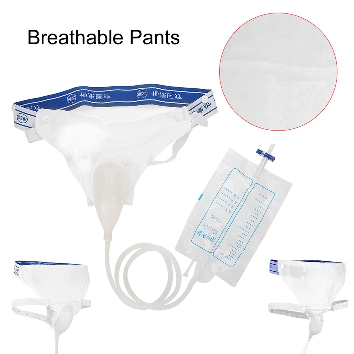 Silicone Adults Urine Collector with Catheter Bag - Wholesalus