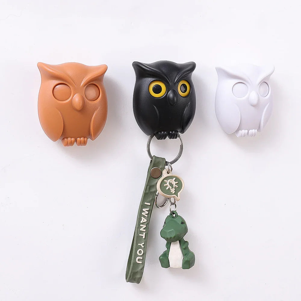 Self Adhesive Magnetic Owl Key Holder - Wholesalus