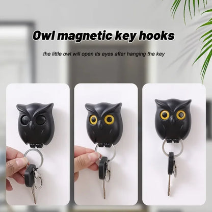 Self Adhesive Magnetic Owl Key Holder - Wholesalus