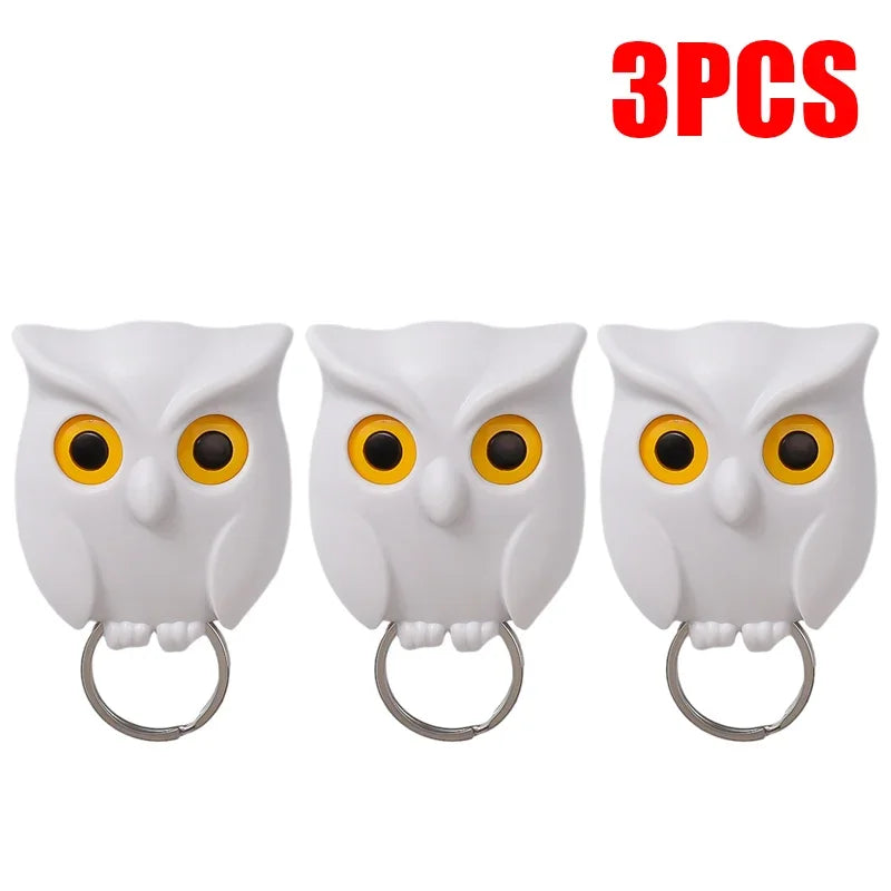 Self Adhesive Magnetic Owl Key Holder - Wholesalus