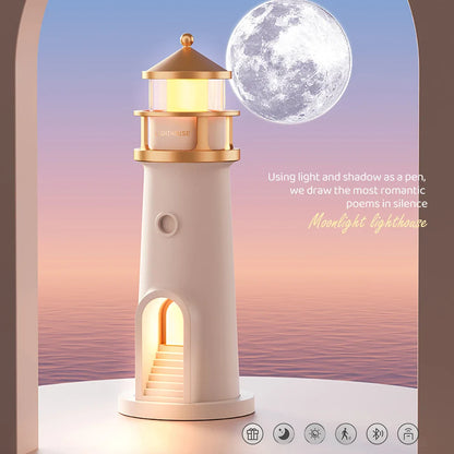 Lighthouse Moon Projection Room Decor - Wholesalus