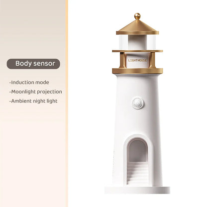 Lighthouse Moon Projection Room Decor - Wholesalus