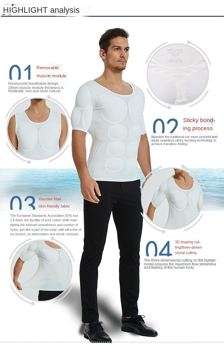 Cosplay Fitness Muscular T-Shirts - Wholesalus