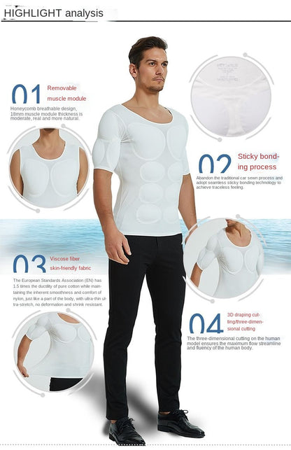 Cosplay Fitness Muscular T-Shirts - Wholesalus
