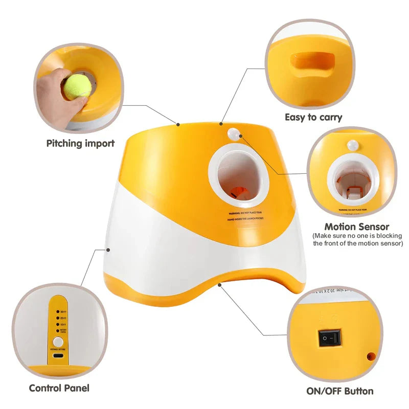 Fun Interactive Automatic Ball launcher Machine - Wholesalus