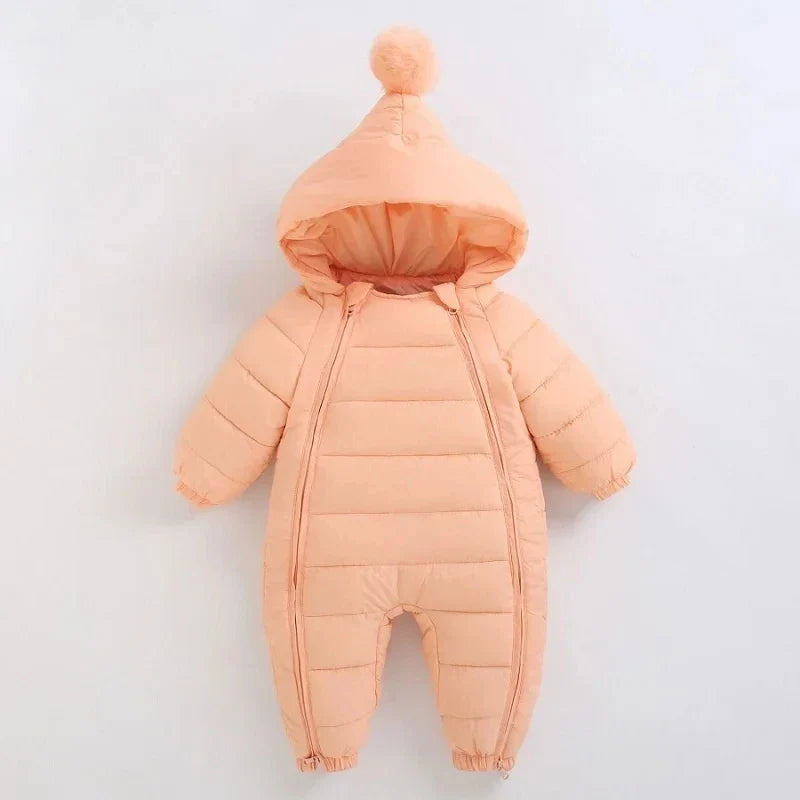 Baby Winter Hooded Jumpsuit - Wholesalus