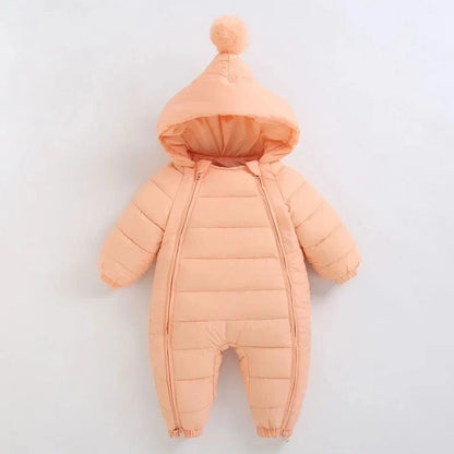 Baby Winter Hooded Jumpsuit - Wholesalus