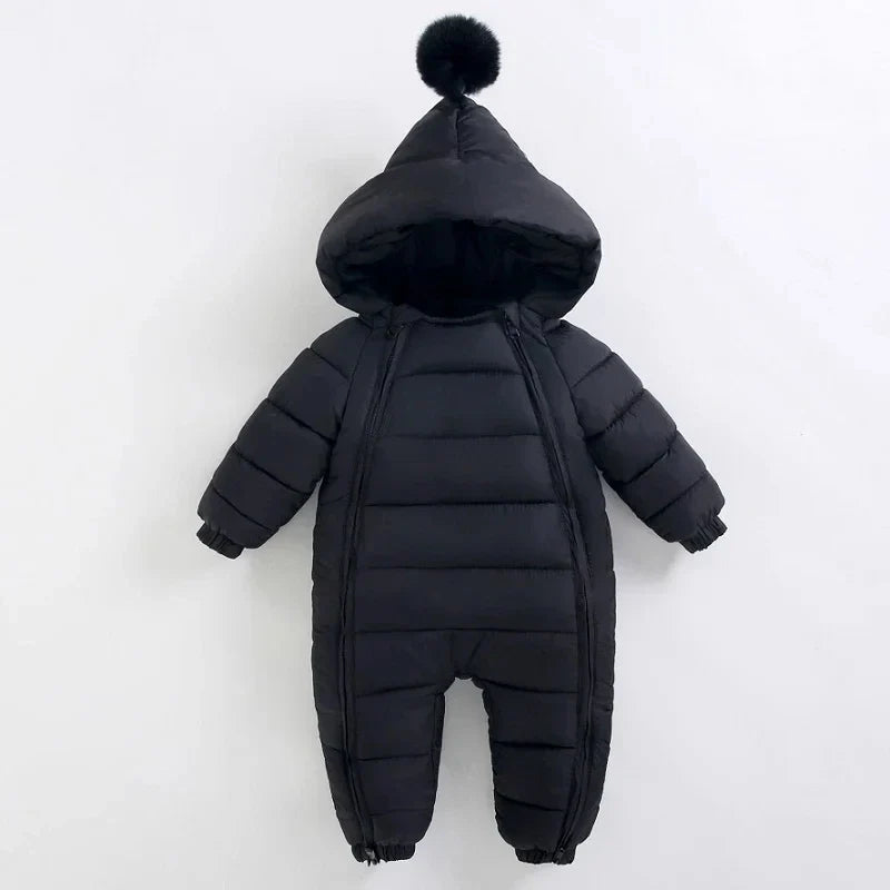 Baby Winter Hooded Jumpsuit - Wholesalus