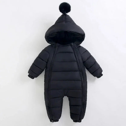 Baby Winter Hooded Jumpsuit - Wholesalus