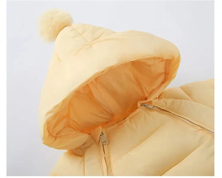 Baby Winter Hooded Jumpsuit - Wholesalus