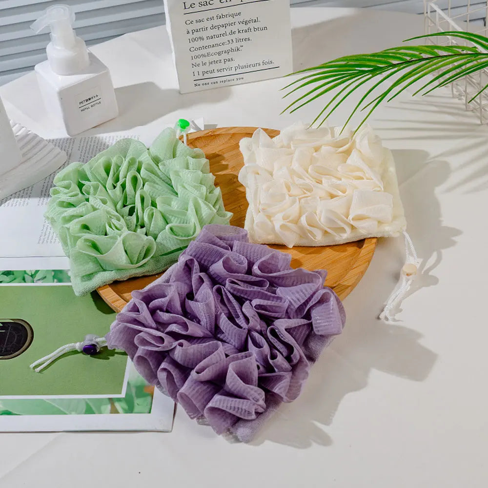 2-In-1 Exfoliating Mesh Shower Sponge - Wholesalus