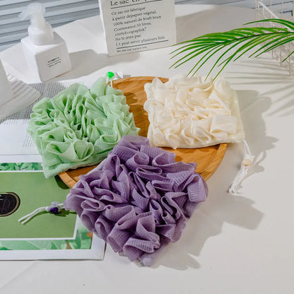 2-In-1 Exfoliating Mesh Shower Sponge - Wholesalus