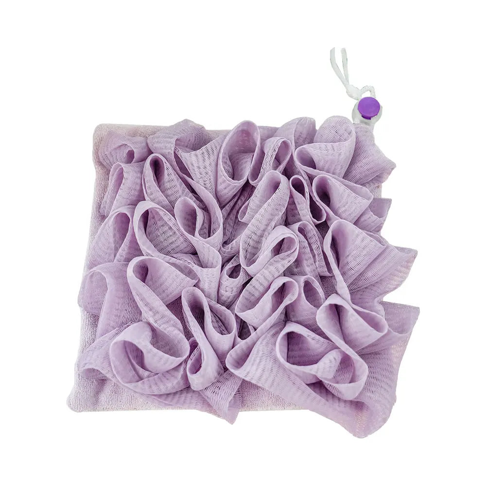 2-In-1 Exfoliating Mesh Shower Sponge - Wholesalus