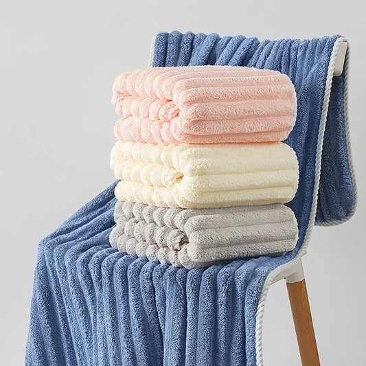 Quick Absorption Coral Plush Towel - Wholesalus