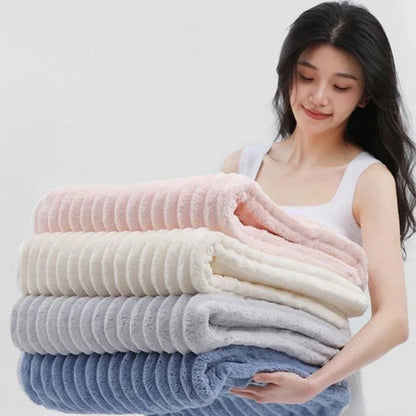 Quick Absorption Coral Plush Towel - Wholesalus