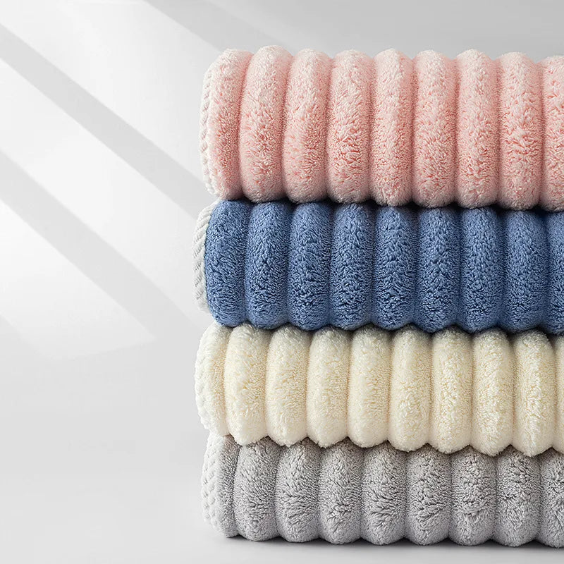 Quick Absorption Coral Plush Towel - Wholesalus