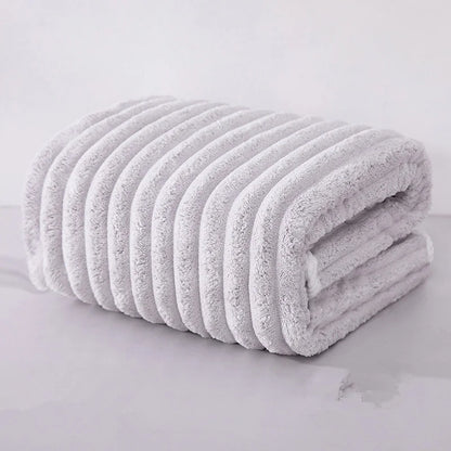 Quick Absorption Coral Plush Towel - Wholesalus