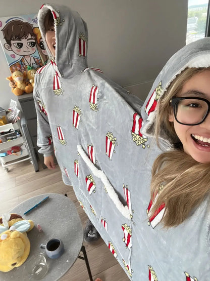 Couples Double Hooded Pullover - Wholesalus